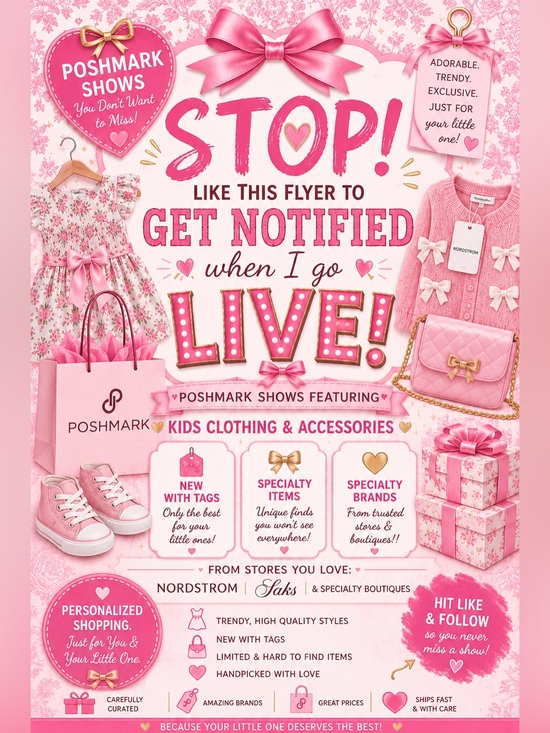 Other - NWT KIDS CLOTHING! Heart 4 future shows!
Nordstroms, Specialty Boutique Brand.